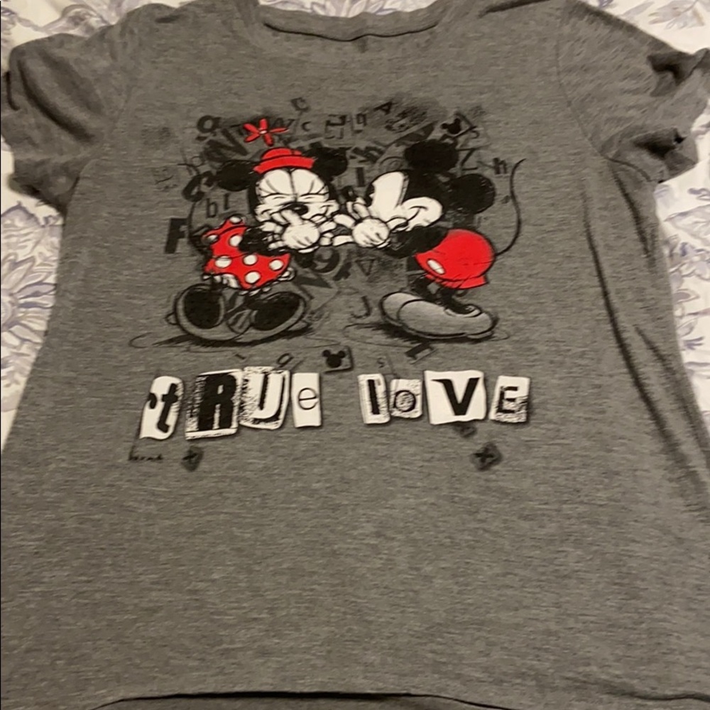 Mickey and Minnie mouse T-shirts